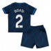 Tanie Strój piłkarski Chelsea Axel Disasi #2 Koszulka Wyjazdowej dla dziecięce 2023-24 Krótkie Rękawy (+ szorty)